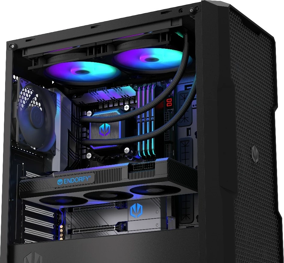 Hladilni sistem z vodo Endorfy Navis F280 ARGB, Liquid Cooling, 2x140mm, ARGB