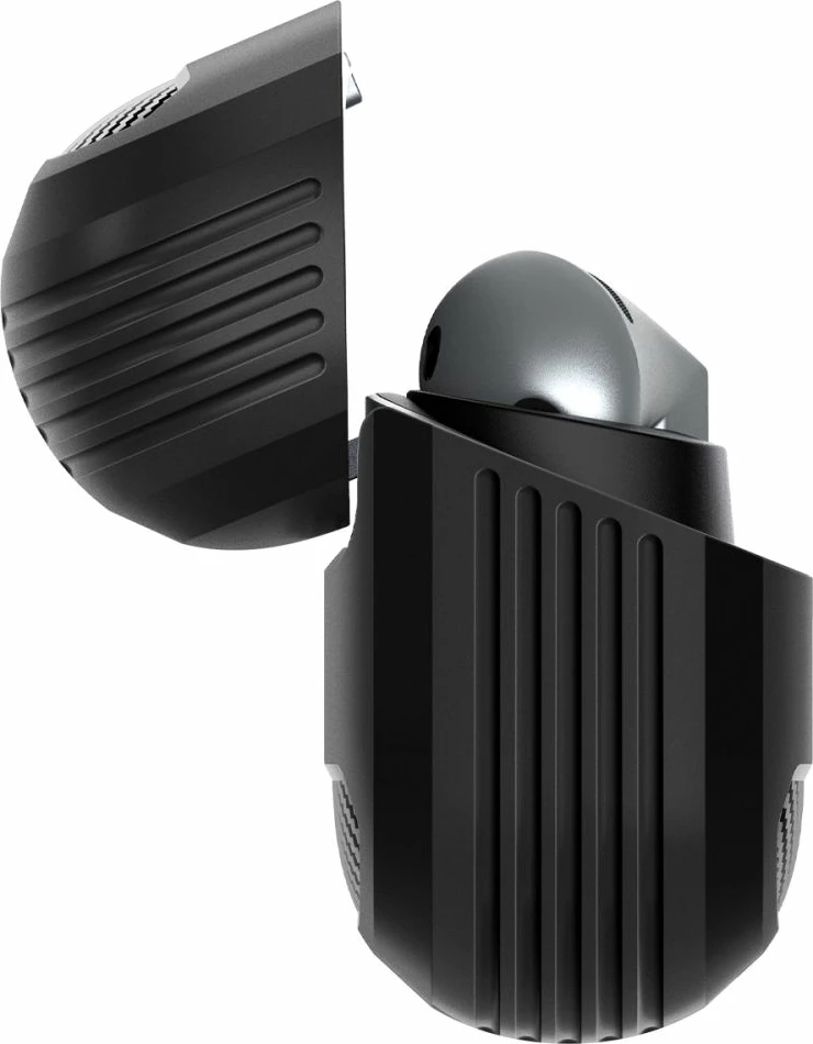 Tanka in zaščitna prevleka Spigen Rugged Armor za Samsung Galaxy Buds 3 / 3 Pro, črna