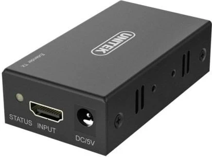 Zagotavljanje daljinskega prenosa HDMI Unitek V100A, 60 m, črn