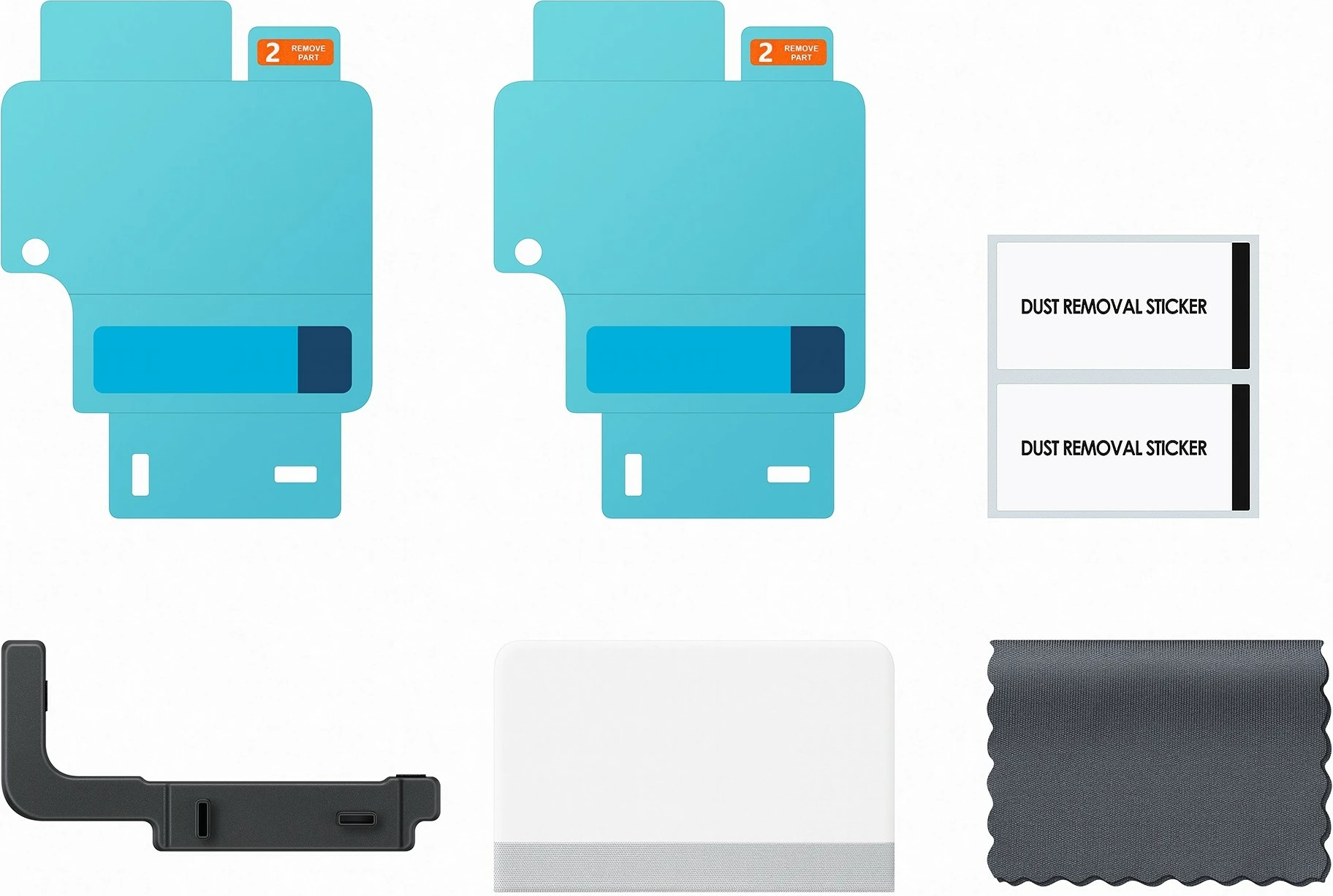 Zaščitni ovoj zaslona za Samsung Galaxy Z Flip6, odporen na udarce in praske, prozoren