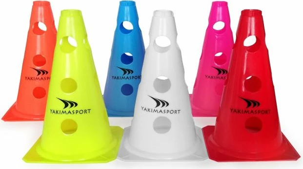 Konus za trening z luknjami Yakimasport, vijoličen