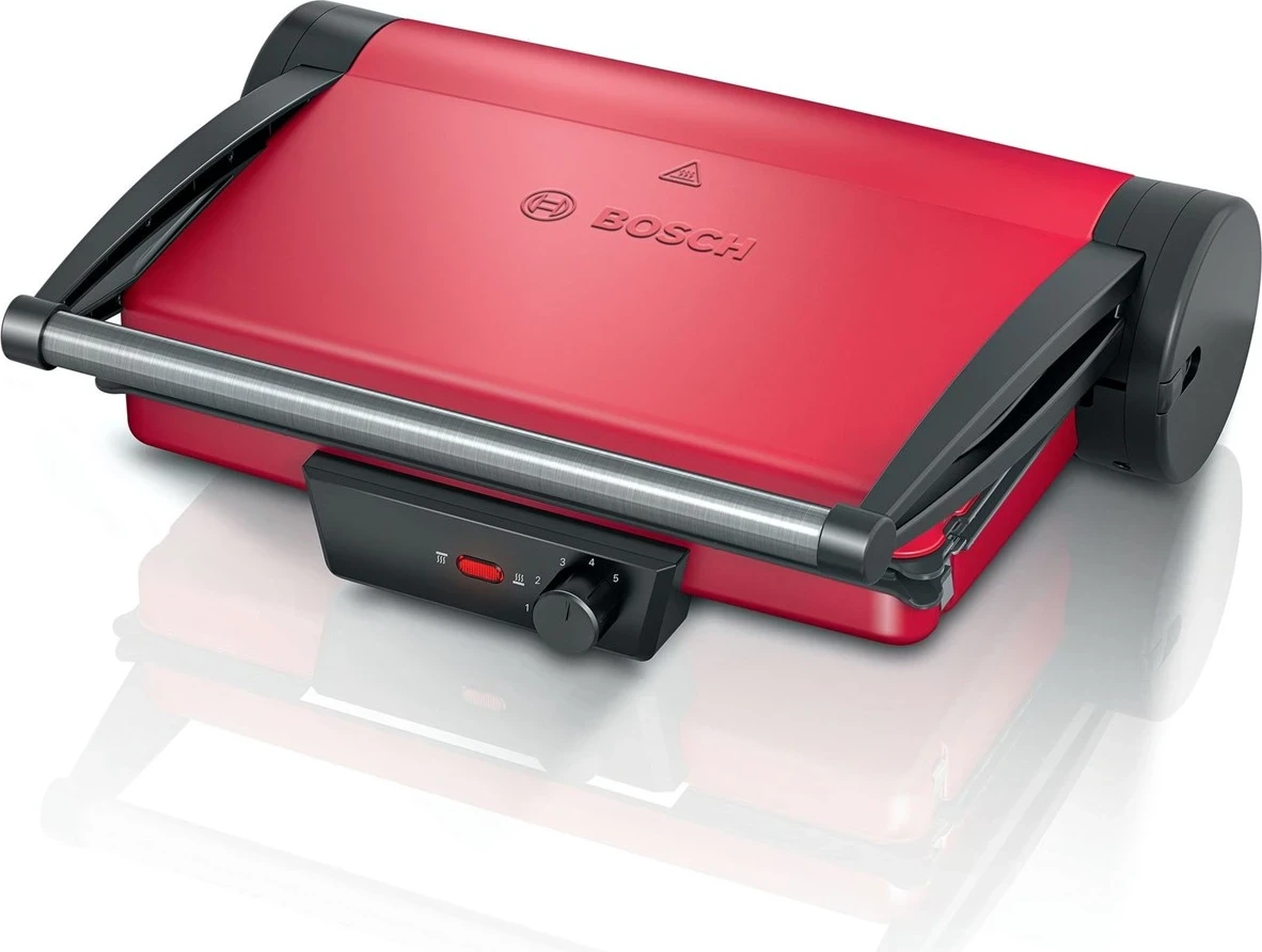 Električni kontaktni žar Bosch TCG4104, 2000 W, rdeč/črn