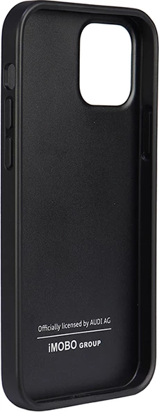 Ovitek iz sintetične usnja za iPhone 12/12 Pro 6,1", Audi, črn