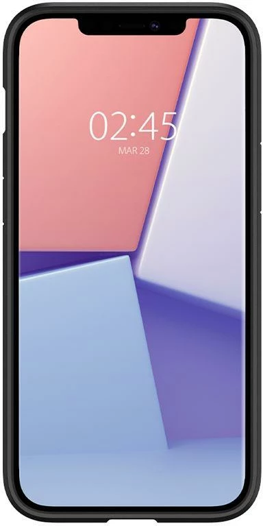 Ovitek Ultra Hybrid Spigen za iPhone 12 / iPhone 12 Pro, mat črn