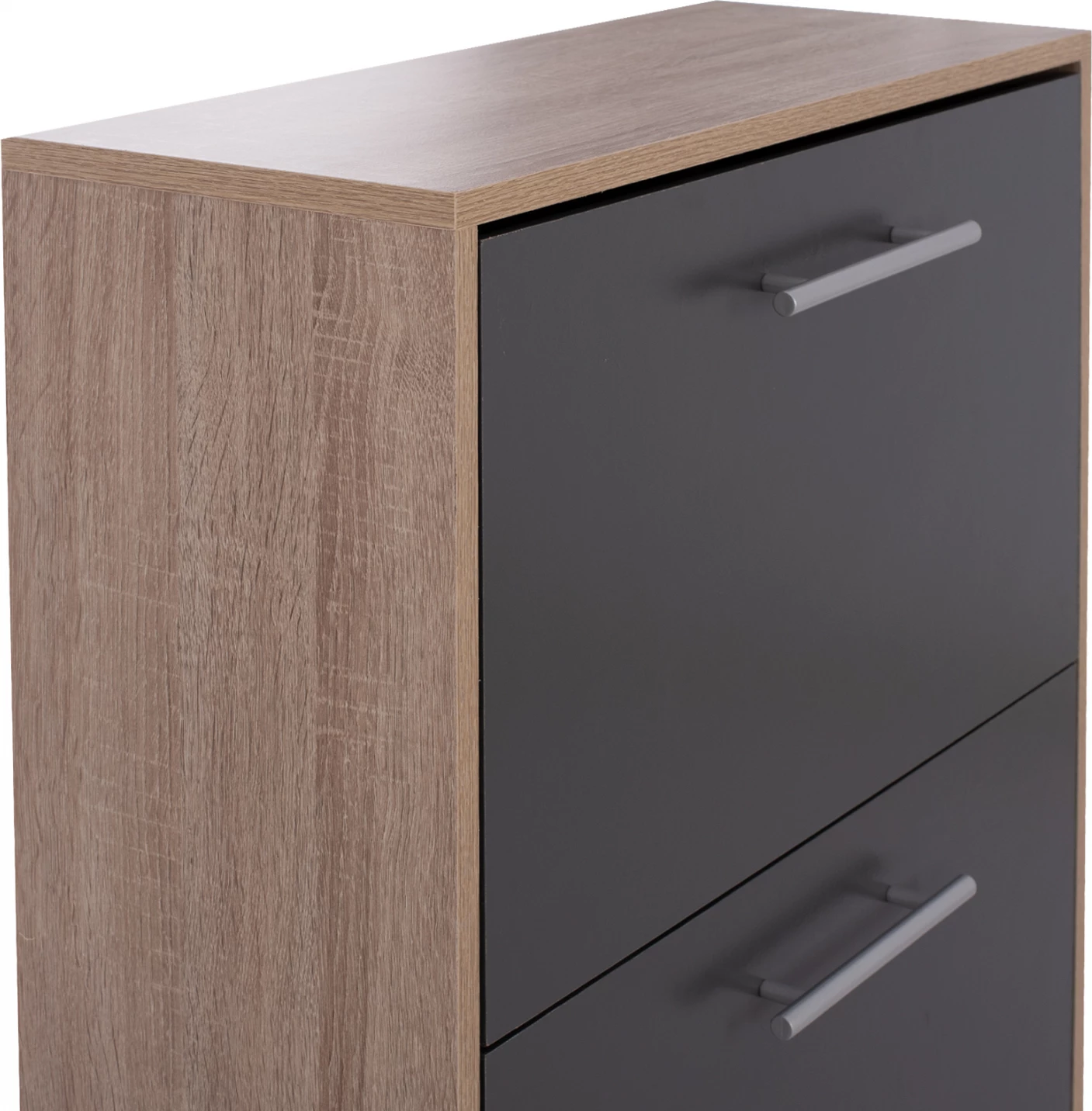 Lesena omara za čevlje DAVINA FH2221.04 sonama-siva 3 položaji 62x24x110 cm