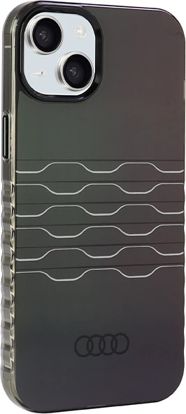 Ovitek MagSafe za iPhone 15 Plus / 14 Plus, Audi IML, črn
