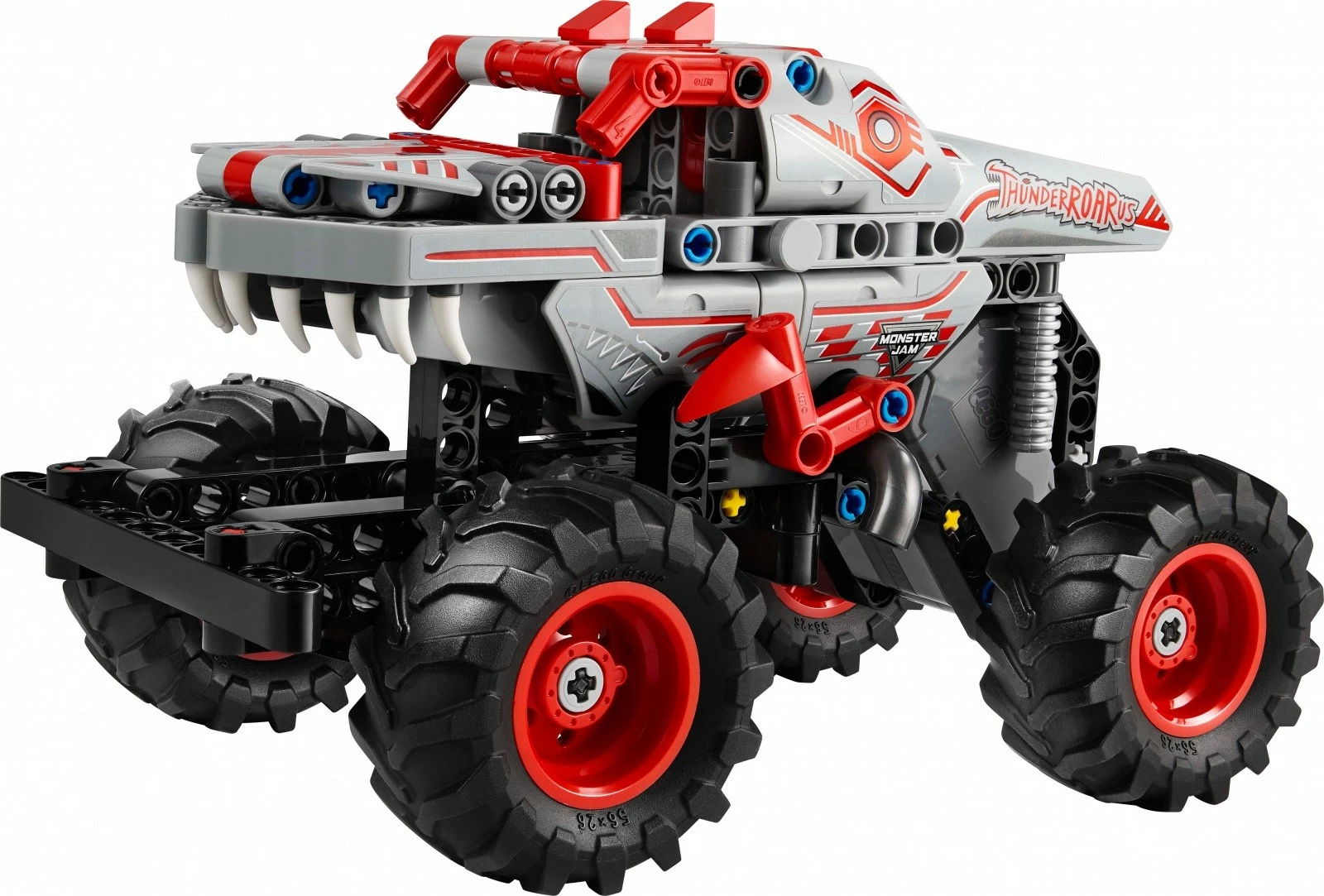 Set za sestavljanje LEGO Technic Monster Jam ThunderROARus 42200, 232 delov, z vlečnim mehanizmom (pull-back)