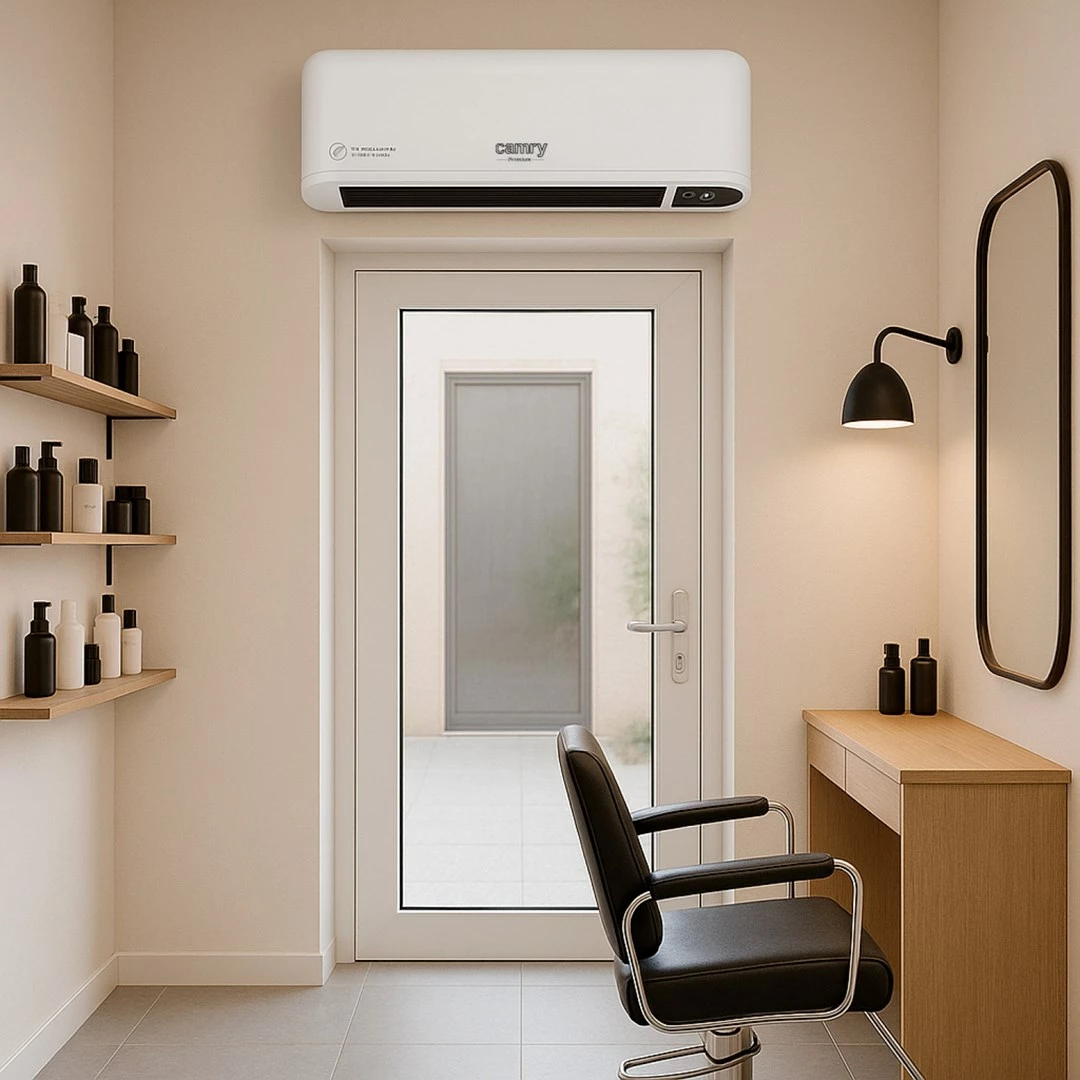 Zračna zavesa Adler AD 7753, 2000 W, bela/črna