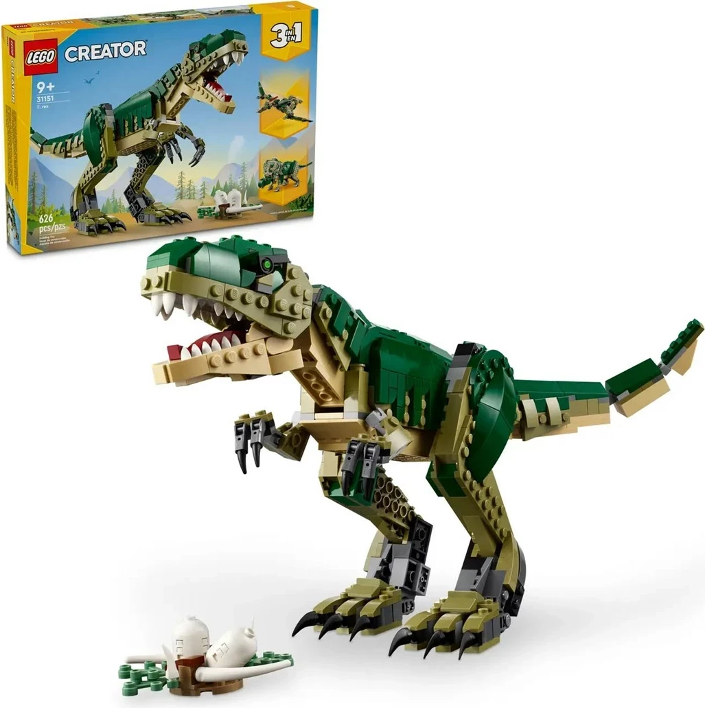 Kreativni komplet LEGO CREATOR 3 V 1 T. Rex 31151