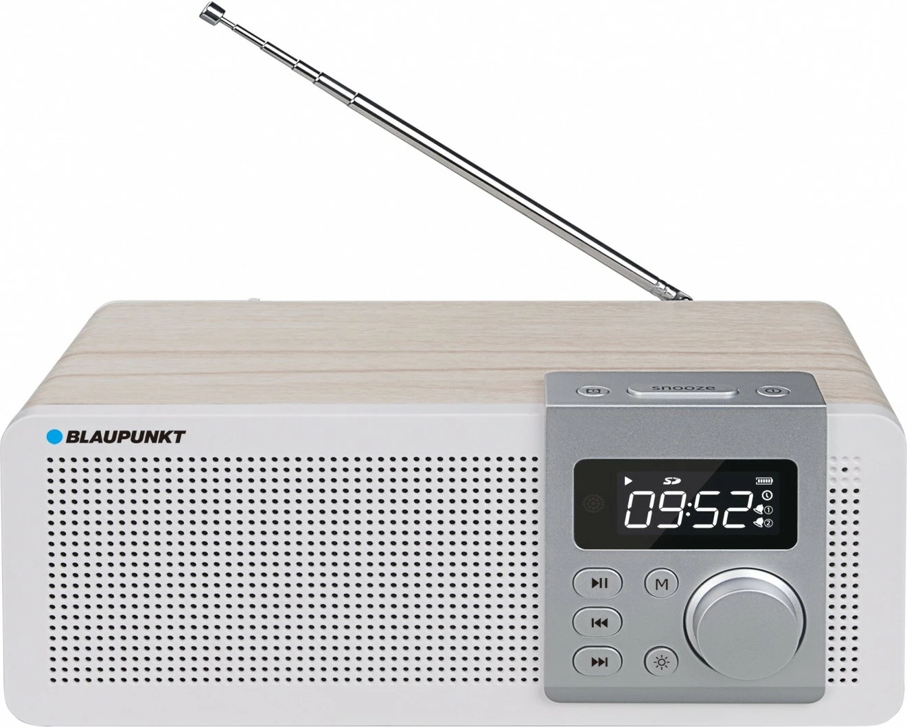 Radio predvajalnik Blaupunkt PP14BT, Bluetooth, FM, USB, microSD, ura z alarmom, lesen
