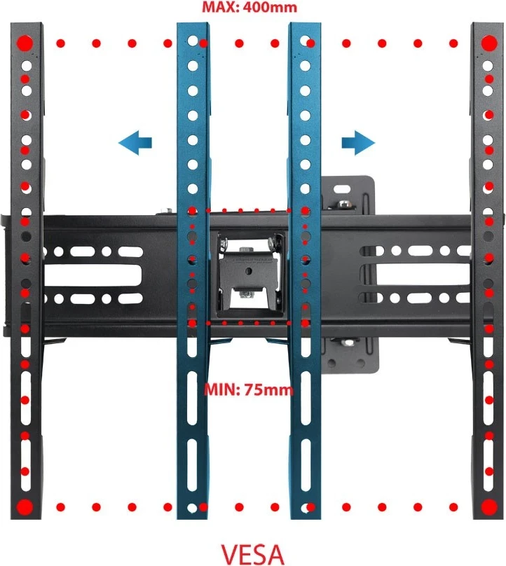 Nosilec za TV, Esperanza ERW016, 26–70 palcev, do 45 kg