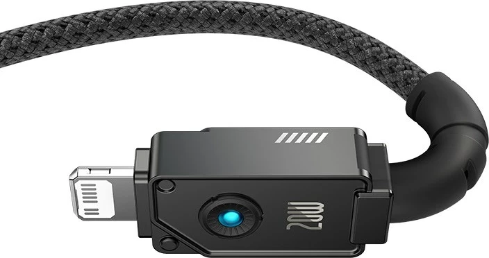 Kabel Unbreakable Baseus, 2 m, 20 W, črn