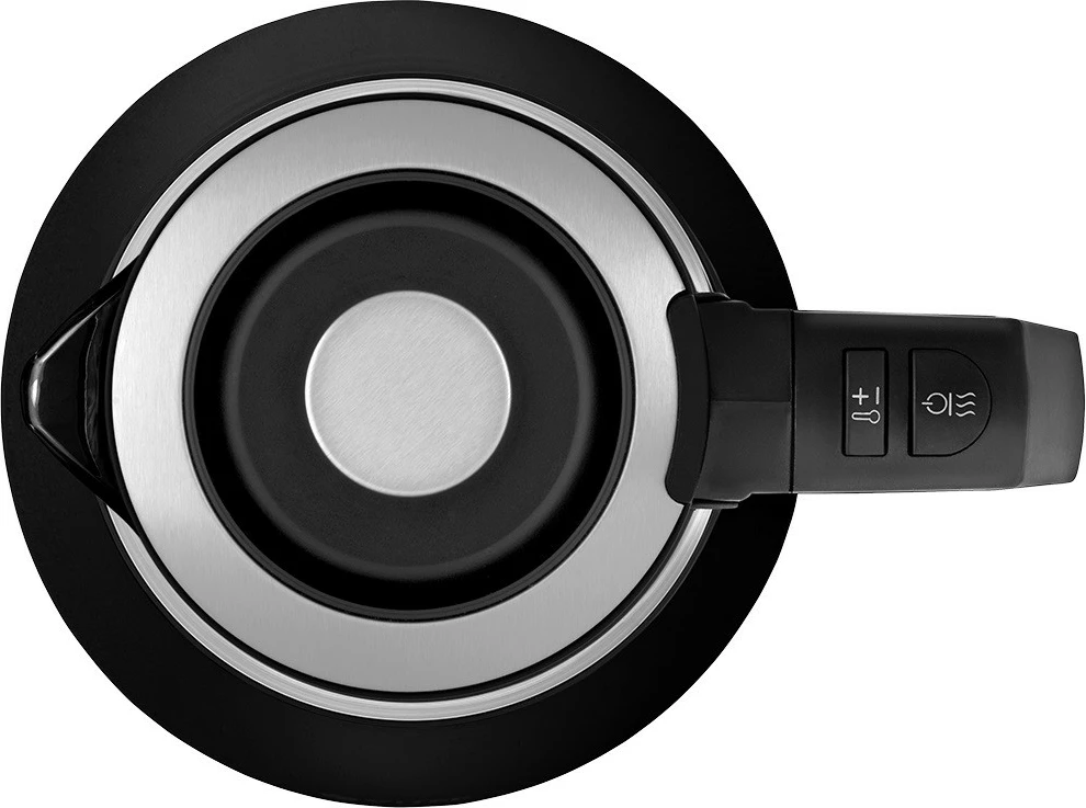 Električni ibrik 1,7 l, steklen, z digitalnim zaslonom, črn, Concept RK4170