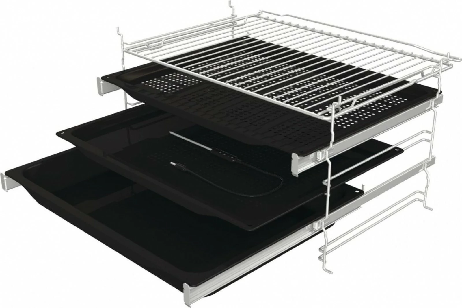 Pečica Gorenje BSA6747A04X, 77 L, inox, A+