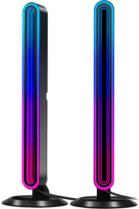 Namizna LED RGB svetilka, komplet 2 kosov, z daljinskim upravljalnikom in nadzorom preko aplikacije, z USB — BlitzWolf BW-AL1