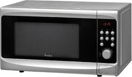 Mikrovalovna pečica 20 L, elektronska, z žarom, srebrna Amica AMG20E70GSV