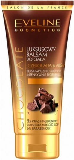 Balzam za telo Chocolate Luxury, čokolada in argan, Eveline Cosmetics, 200 ml