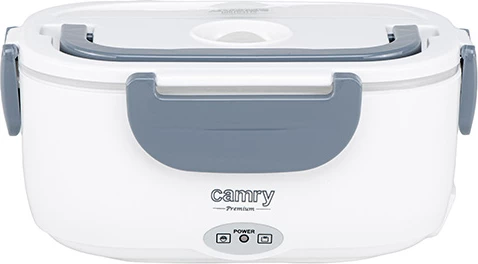 Električna posoda za kosilo Adler CR 4483, 1 L, dve pregradi, 12 V & 220–240 V, siva