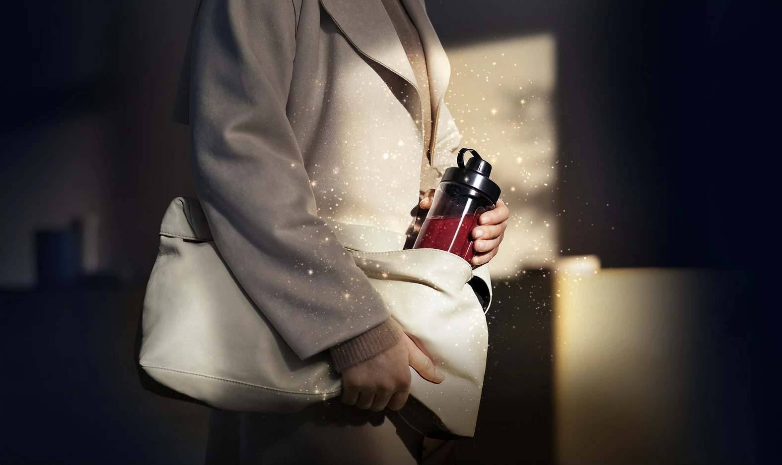 Prenosen mešalnik za smoothije WMF Küchenminis, temno črn