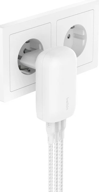 Hitri polnilec 67 W, 3 USB-C vrata, bel Belkin WCC002VFWH