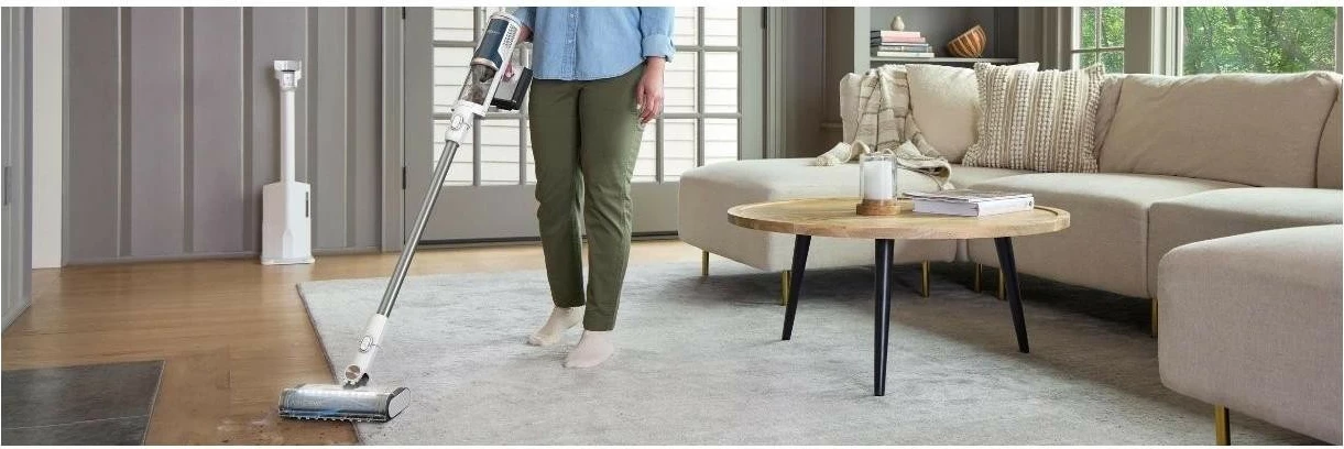 Brezžični sesalnik, 3 hitrosti, 0,42 L, bel - Shark BU3521EU