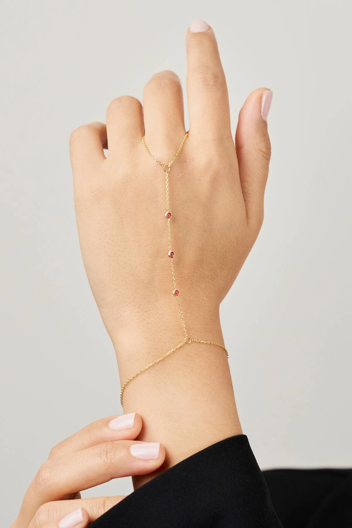 Ogrlica iz srebra 925 Elika, rdeča, TFNY65207