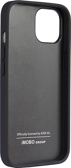 Ovitek iz ekološkega usnja za iPhone 14, 6.1", črn, Audi