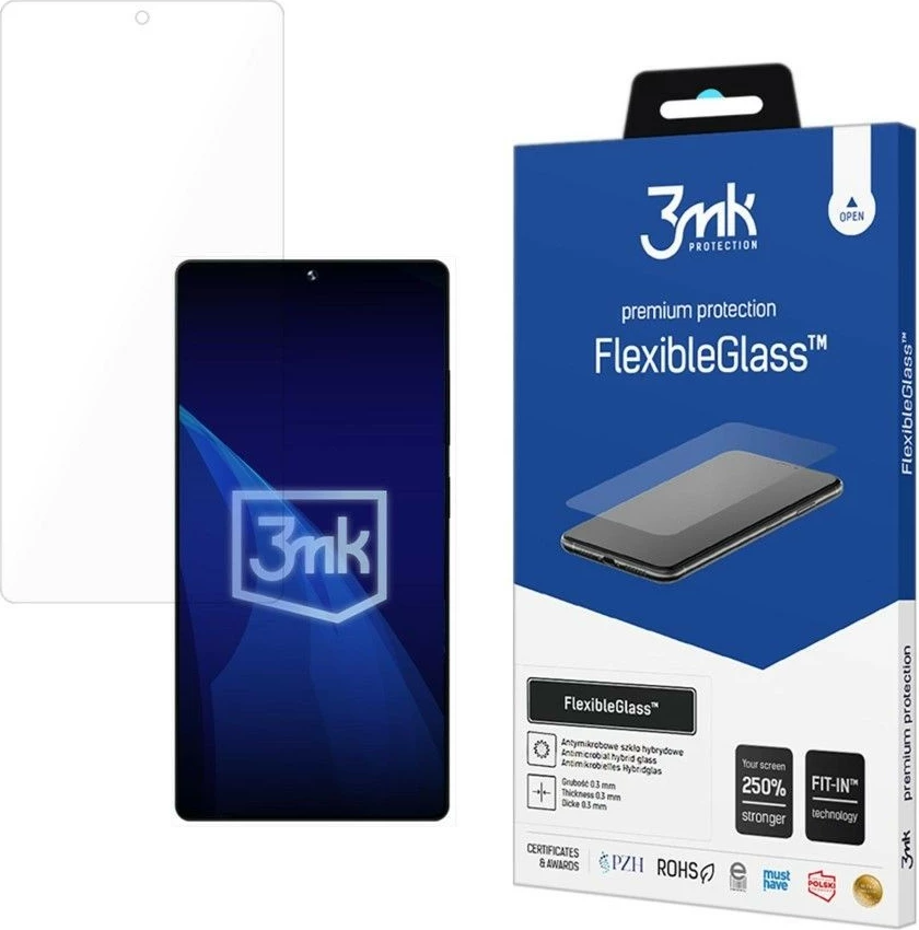 Hibridno zaščitno steklo 3MK FlexibleGlass za Samsung S25 Ultra SM-938U, prozorno