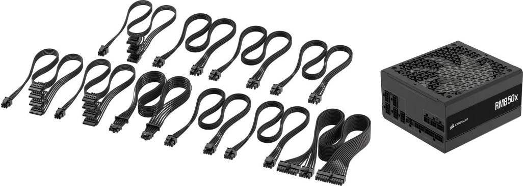 Napajalnik Corsair RM850x, 850 W, ATX, črn