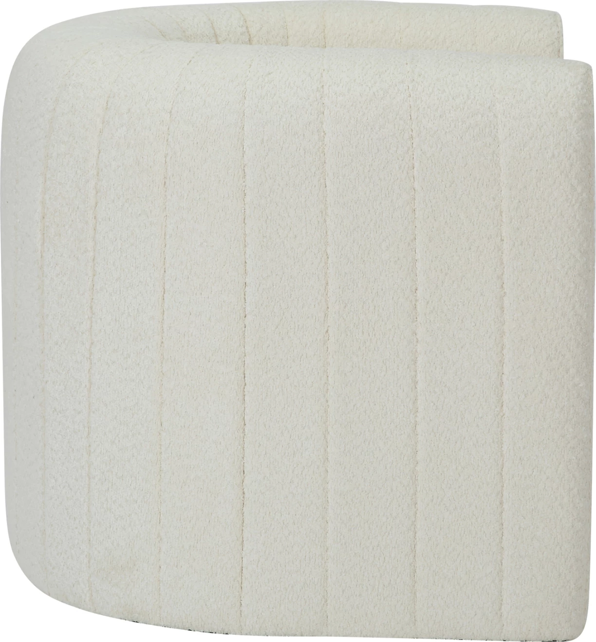Fotelj RIKER FH9682.04 kovinski okvir-bela tkanina 92x74x69Hcm