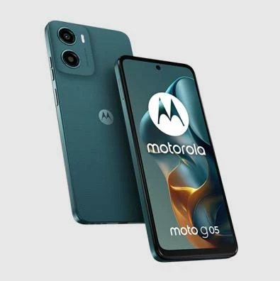 Pametni telefon Motorola Moto G05, 4+128 GB, 6,67", gozdno zelena