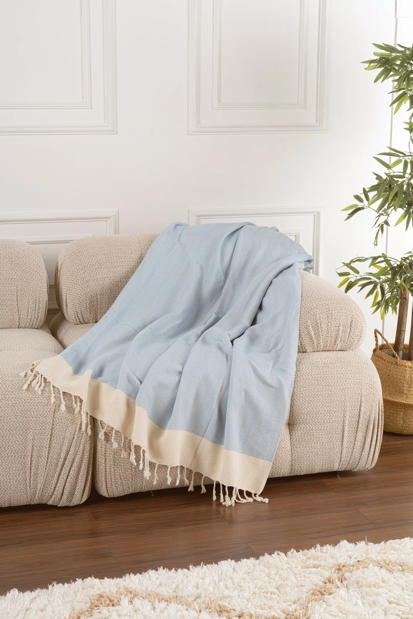 Prevleka za kavč, svetlo modra L'essentiel Baliksirti