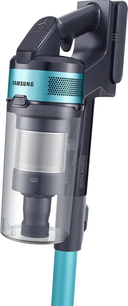 Brezvrečn sesalnik, akumulatorski Samsung VS15A6031R1, 0.8 L, 410 W, črno-zelen