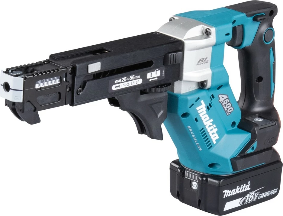 Avtomatski vijač Makita DFR552Z, 18V, brezkrtačen, Li-Ion, črno/moder