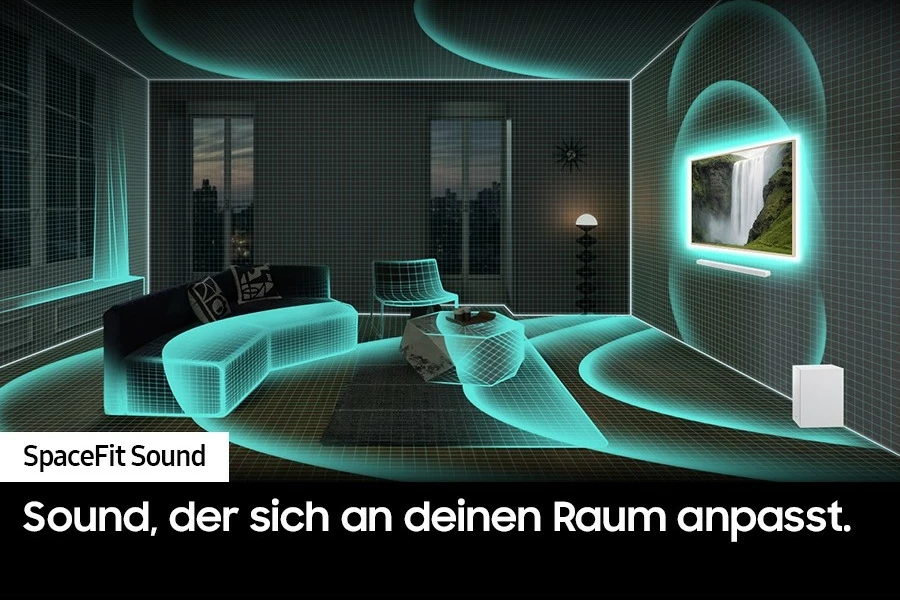 Ultra tanek zvočnik, Dolby Atmos, Chromecast, Bluetooth, Samsung HW-S711GD, bel