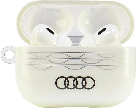 Ovitek IML Geometric Pattern za AirPods Pro 2, Audi, bel
