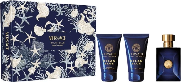 Set Eau de Toilette za moške Pour Homme Dylan Blue, Versace, 50 ml + 50 ml + 50 ml