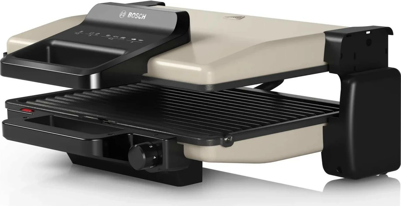 Kontaktni žar Bosch TCG3302, 2000 W, srebrn