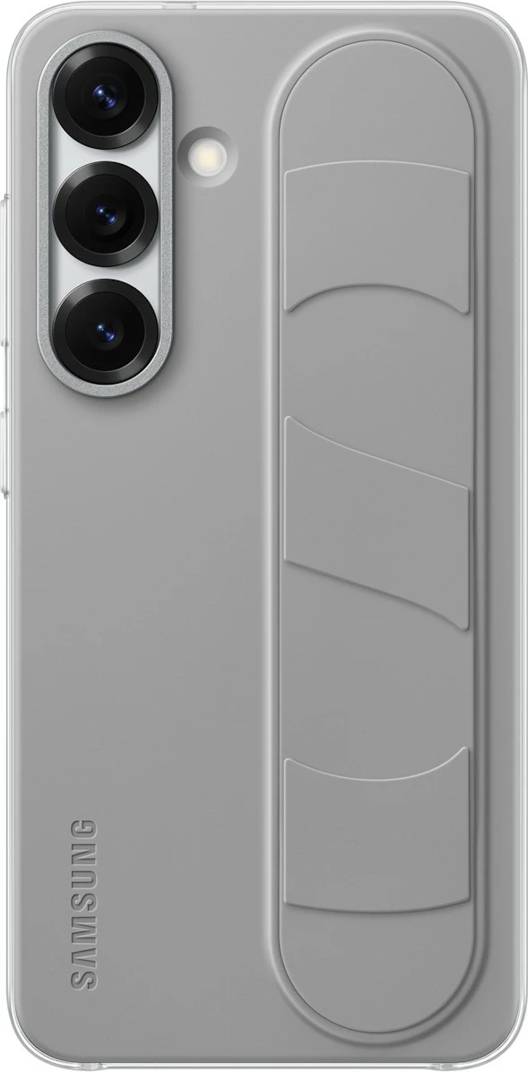 Stojalo ovitek za Samsung Galaxy S25, sive barve
