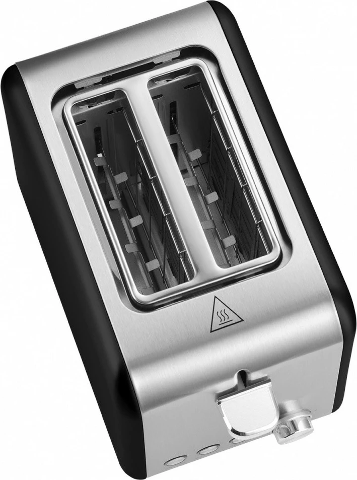 Toster z 2 režama, 950 W, inox/črn Concept TE2052