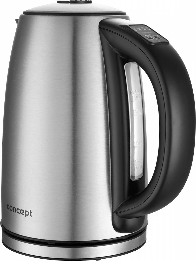 Električni ibrik Concept RK3350, 1,7 L, srebrn