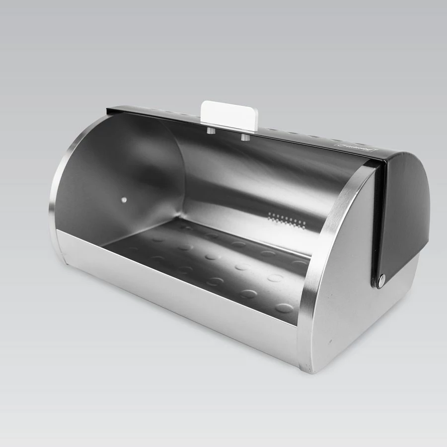 Kuhinjska škatla za kruh Maestro MR-1676, inox, črna