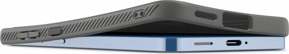 Ovitek za telefon Spigen Liquid Air za Samsung Galaxy S25, siv