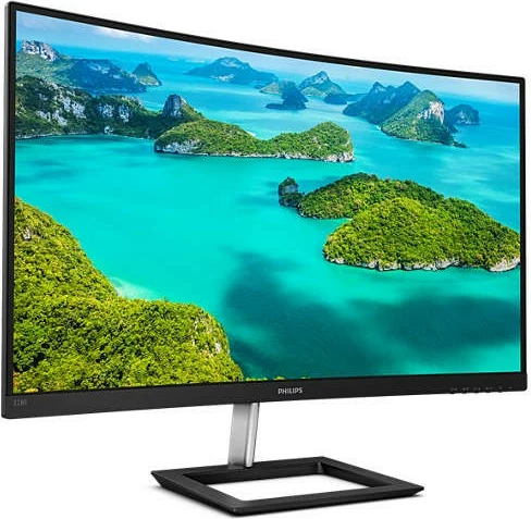 Ukrivljen monitor 31,5'', 4K, VA, Philips 328E1CA/00, črn