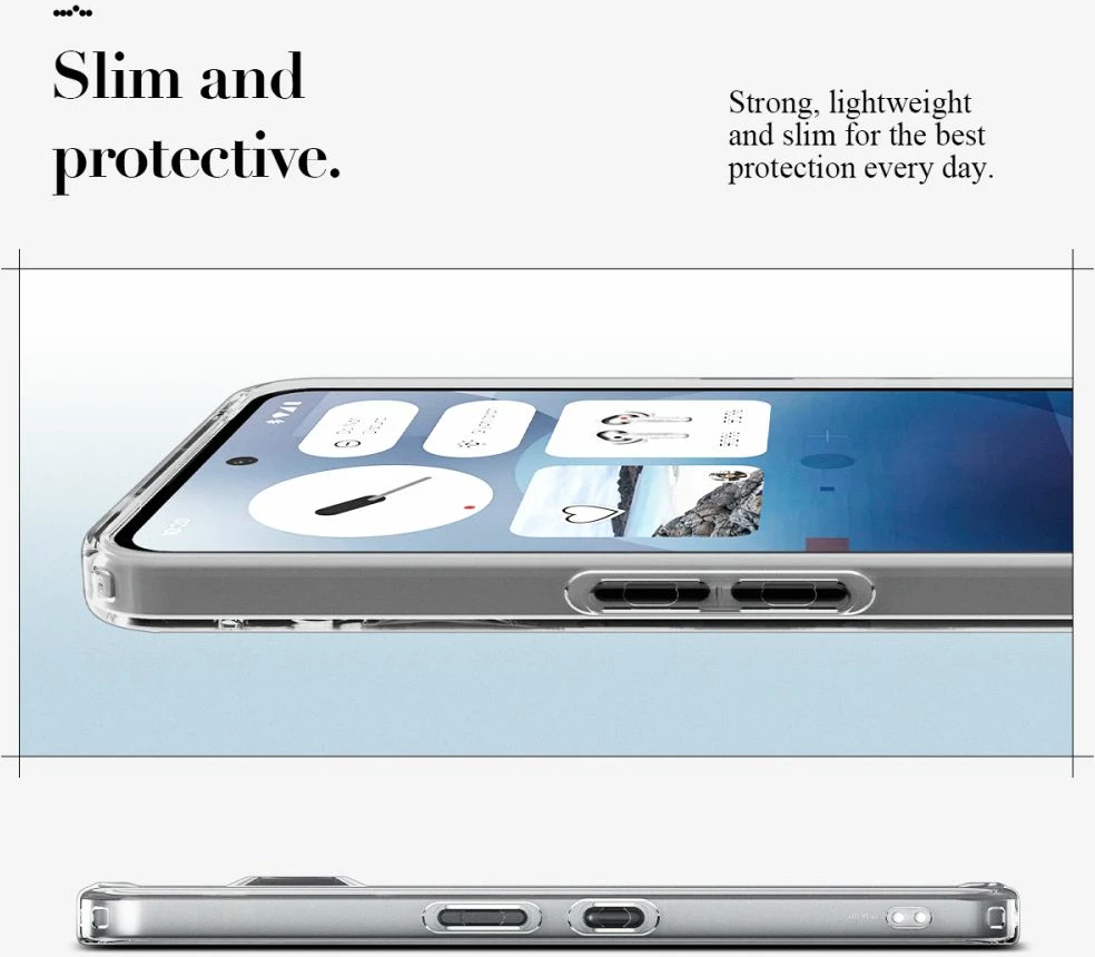 Prozoren ovitek Spigen Ultra Hybrid za Nothing Phone 3A