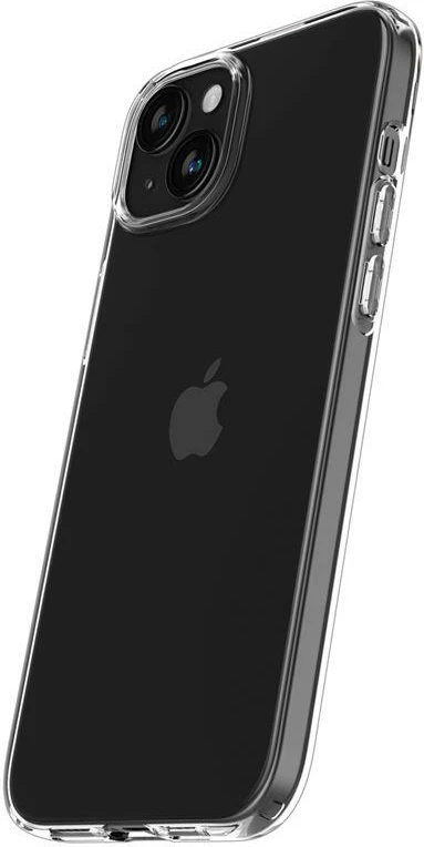 Ovitek za telefon Spigen Crystal Flex za iPhone 15 Plus, prozoren