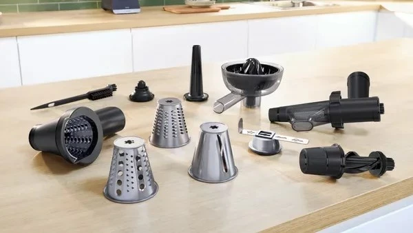 Električni mlinček za meso Bosch Serie 6 MFWS650B, 500 W, črno/srebrn