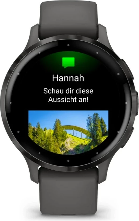 Pametna ura Garmin Venu 3S 41 mm, AMOLED, GPS, siva