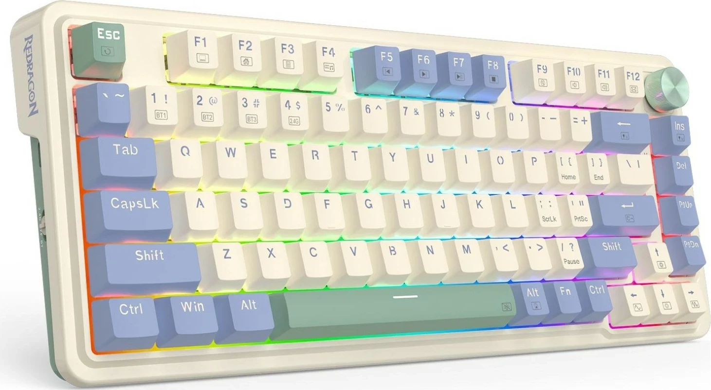 Mehanska tipkovnica, Redragon K673CPG-RGB-PRO ULTRA PRO, RGB, bela