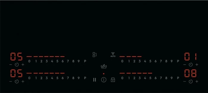 Indukcijska plošča Electrolux EIS82453 SMK, 80 cm, 4 kuhališča, črna
